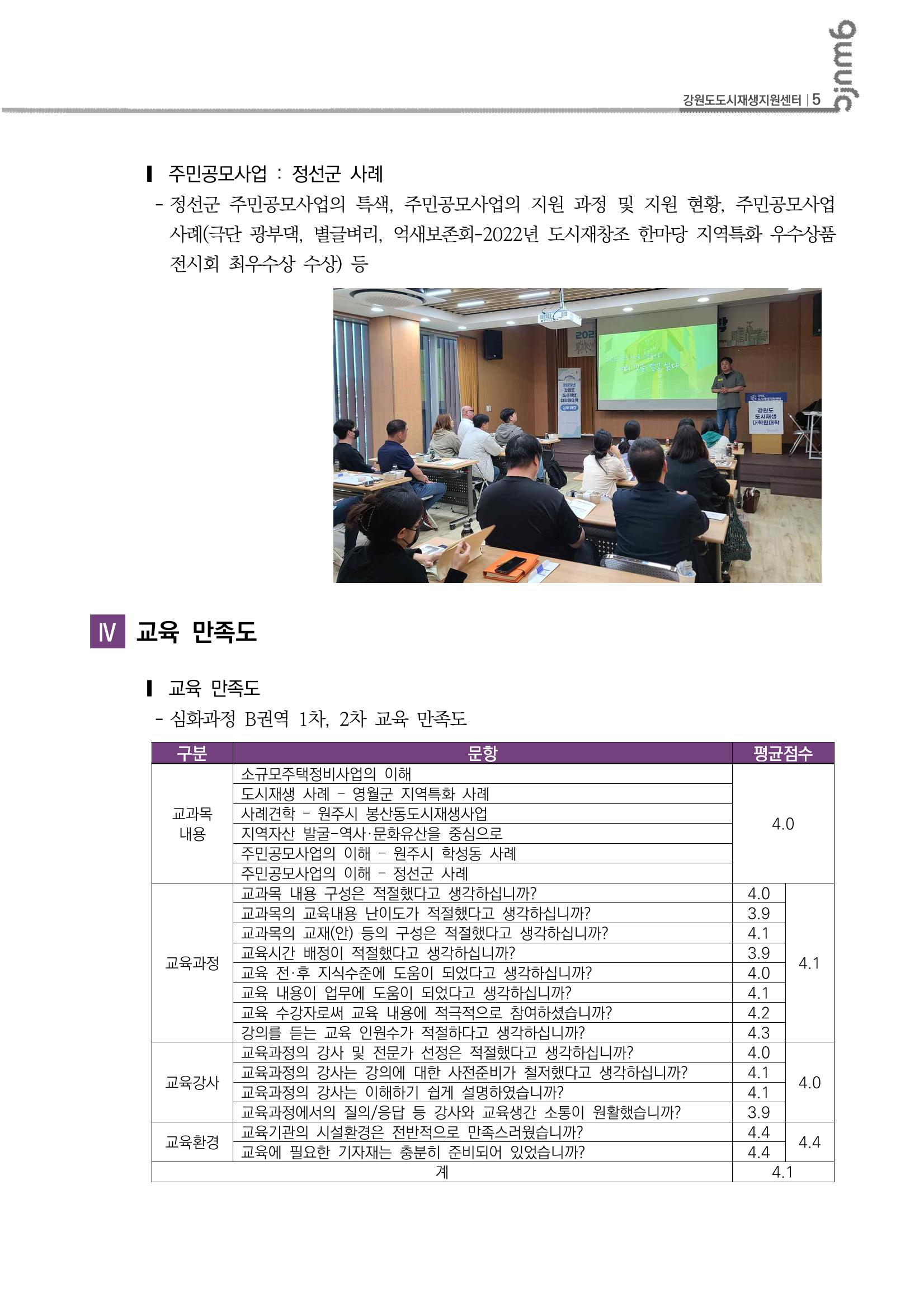 2023_R04_강원도 도시재생대학원대학 심화과정 B권역 1차,2차 6p